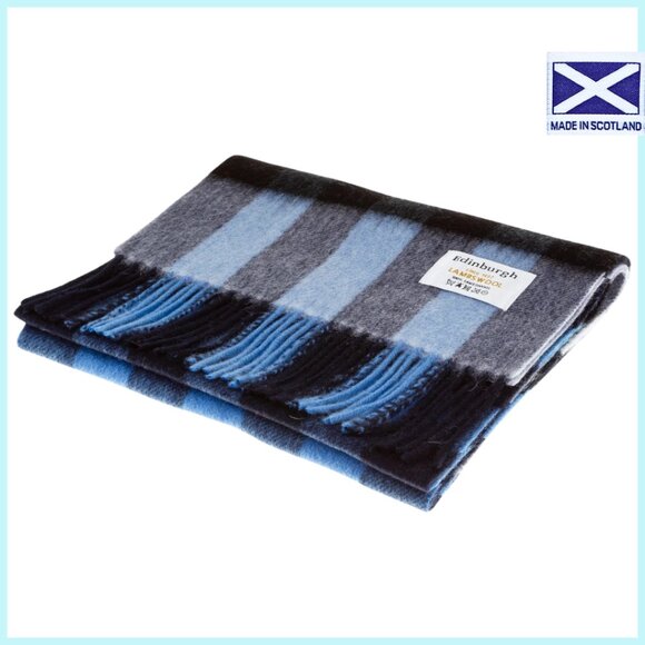 100% Lambswool SCOTTISH IMPORT GUARENTEED HIGH QUALITY LUX NWT EDINBURGH - Picture 2 of 6